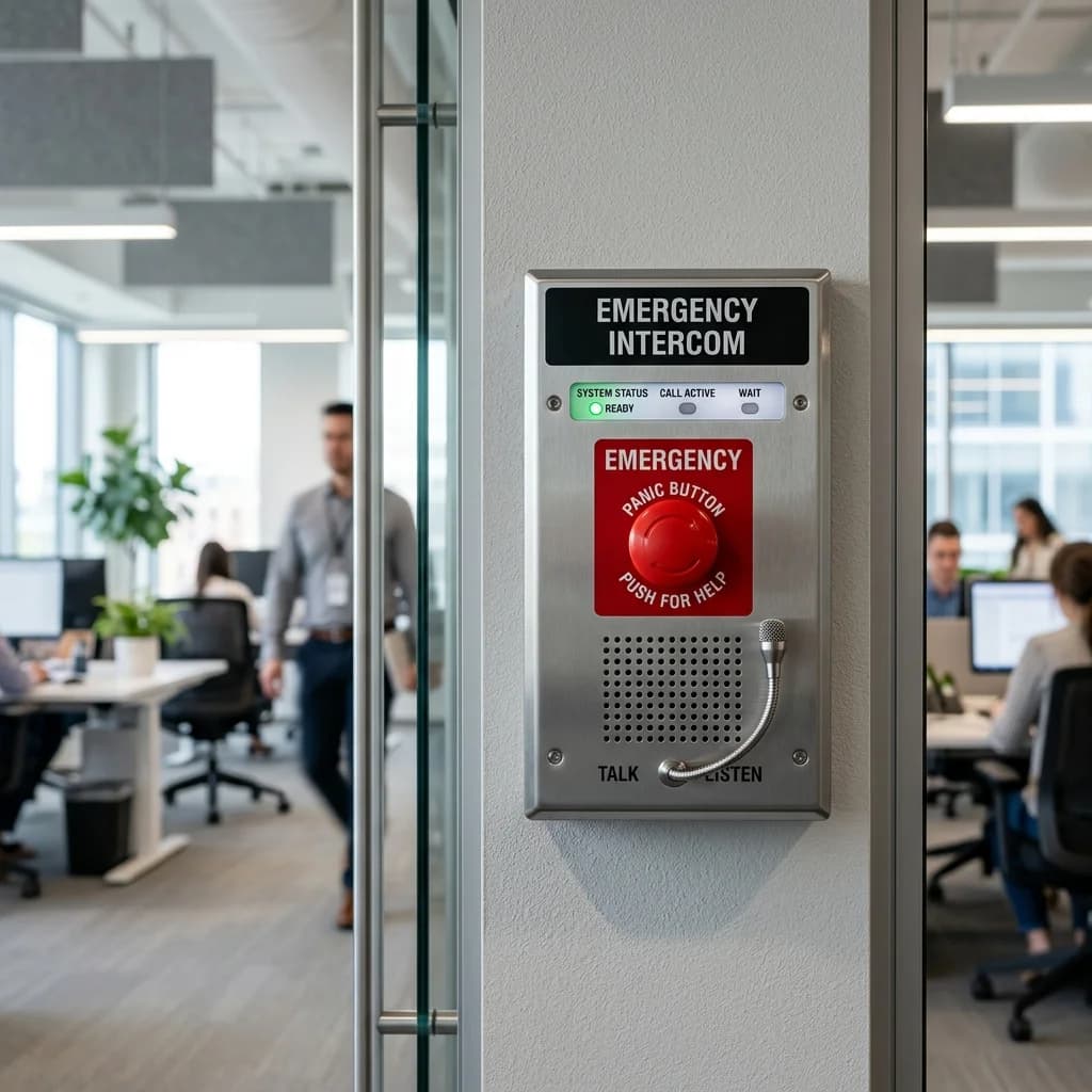 Emergency button installations